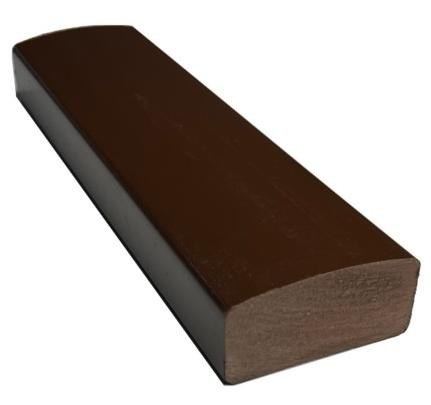 Лавочный брус Ecodecking Некст полнотелый глянцевый 70х35 шоколад купить в Азове