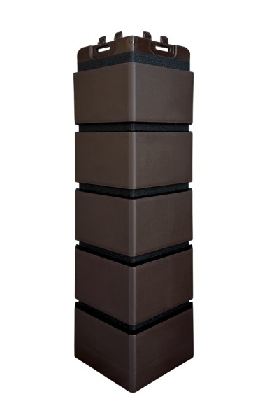 Угол Grand Line клинкерный кирпич ПРЕМИУМ Шоколадный (шов RAL 9005) купить в Азове