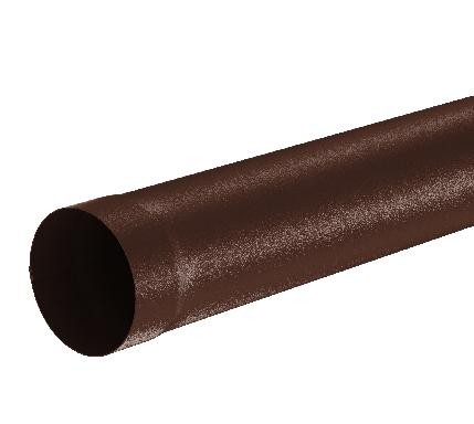 Водосток Aquasistem, Система 150/100 - Труба водосточная 1.00м RAL 8017 Коричневый matt купить в Азове