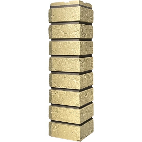 Угол наружный ДАЧНЫЙ Серия Баварский кирпич Песочный купить в Азове