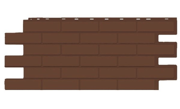 Фасадная панель T-Siding Кирпич Модерн Эко Браун купить в Азове