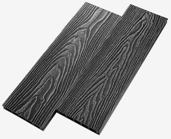 Террасная доска из ДПК RusDecking Unodeck Vintage - Графит купить в Азове