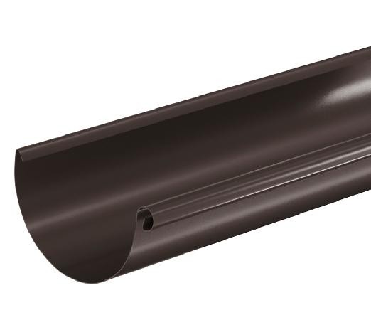 Водосток Aquasistem, система 125x90 - Водосточный желоб 3.00м RR 32 Тёмно Коричневый купить в Азове