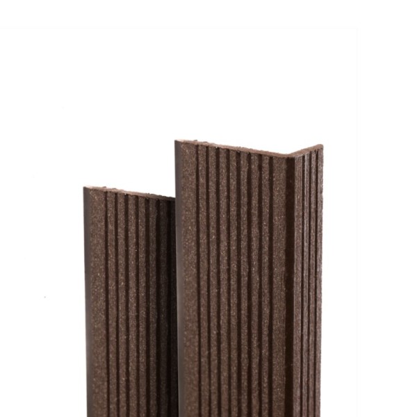 Угол торцевой Ecodecking Техно 70х35x3000 Шоколад купить в Азове