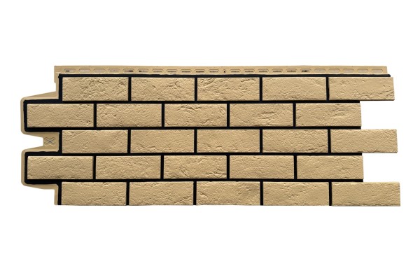 ФП Grand Line состаренный кирпич премиум Песочный (шов RAL 9005) купить в Азове