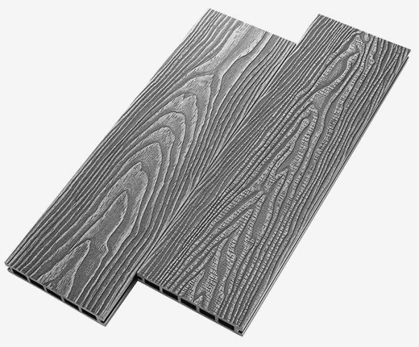 Террасная доска из ДПК RusDecking Unodeck Vintage - Серый купить в Азове