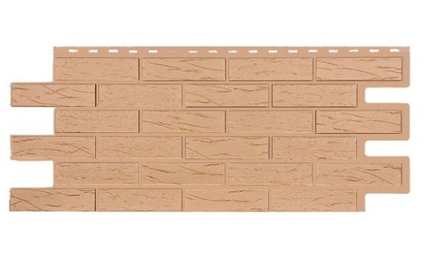 Фасадная панель T-Siding Кирпич Саман Эко Крем купить в Азове