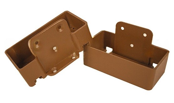 Крепление перил прямое из алюминия GardenParkett Орех купить в Азове